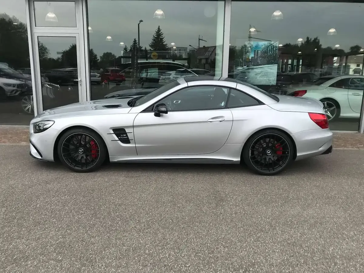 Gebraucht Mercedes SL63 AMG AMG 585 PS (430 kW) 2016 Silber Cabrio