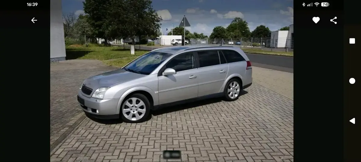 Second-hand Opel Vectra 211 CP (155 kW) 2004 Argintiu Break