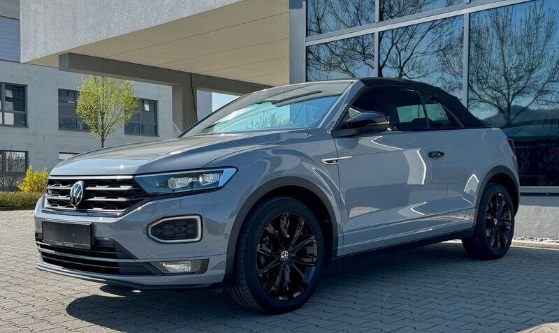 Mondsteingrau Gebraucht 2021 VW T-Roc Cabriolet R-line Cabrio | 28.500 € (Etwas zu teuer) - Bild 1/4