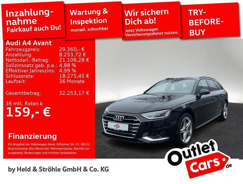 Gebraucht Audi A4 S-Line 204 PS (150 kW) 2023 Mythosschwarz metallic Kombi