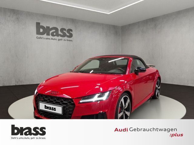 Tangorot metallic/verdeck schwarz Gebraucht 2023 Audi TT Roadster Competition Cabrio | 55.400 € (Etwas zu teuer) - Bild 1/4
