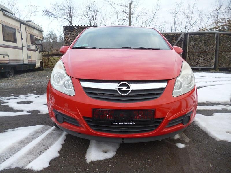 Gebraucht Opel Corsa 60 PS (44 kW) 2008 Rot Kleinwagen