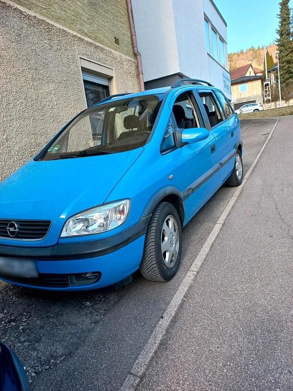 Gebraucht Opel Zafira 2001 Blau Van / Kleinbus