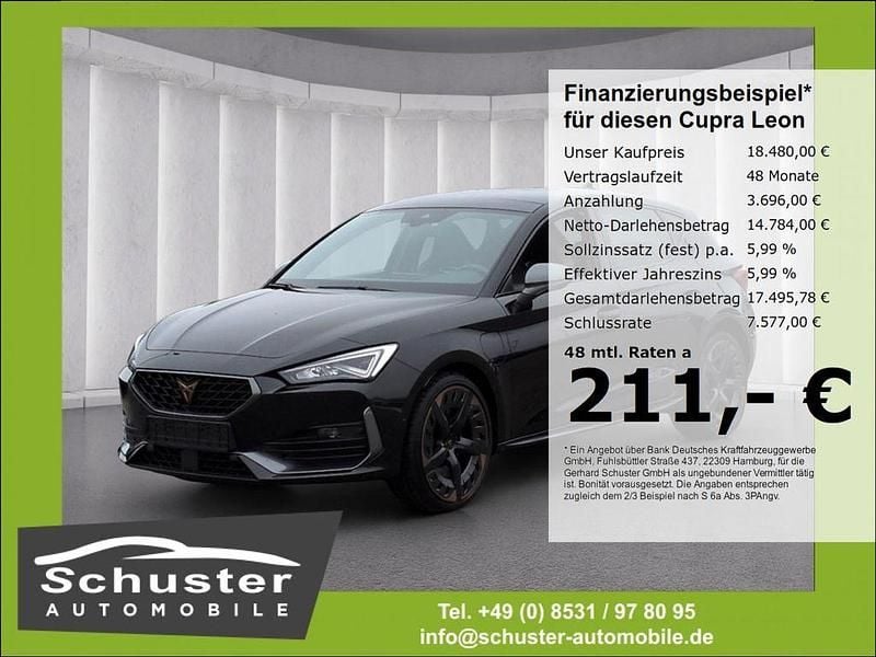 Schwarz Gebraucht 2021 Cupra Leon Limousine | 18.480 € (Fairer Preis) - Bild 1/4