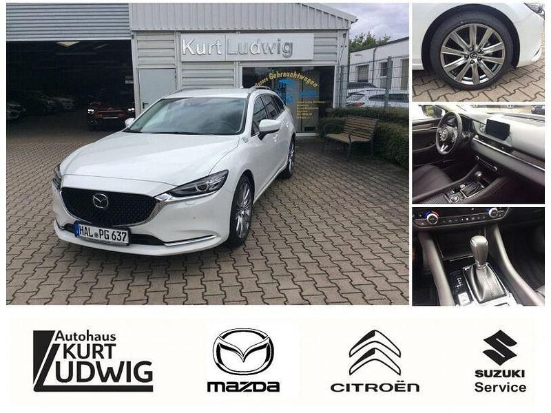 Gebraucht Mazda 6 Exclusive-Line 165 PS (121 kW) 2024 Rhodium white Kombi
