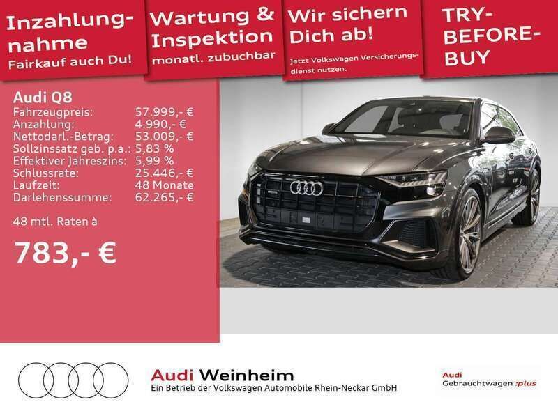 Daytonagrau perleffekt Gebraucht 2022 Audi Q8 Ambiente SUV | 62.792 € (Etwas zu teuer) - Bild 1/2