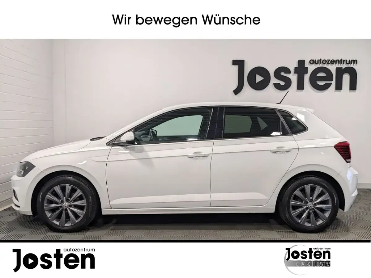 Gebraucht VW Polo Highline 95 PS (69 kW) 2018 Weiß Kleinwagen