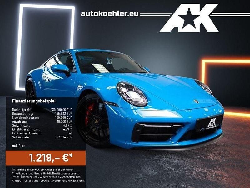 Blau Gebraucht 2023 Porsche 992 Sport Coupé | 139.999 € - Bild 1/4
