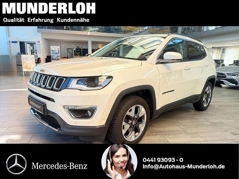 Gebraucht Jeep Compass Limited 140 PS (102 kW) 2018 Pearl white tricoat SUV