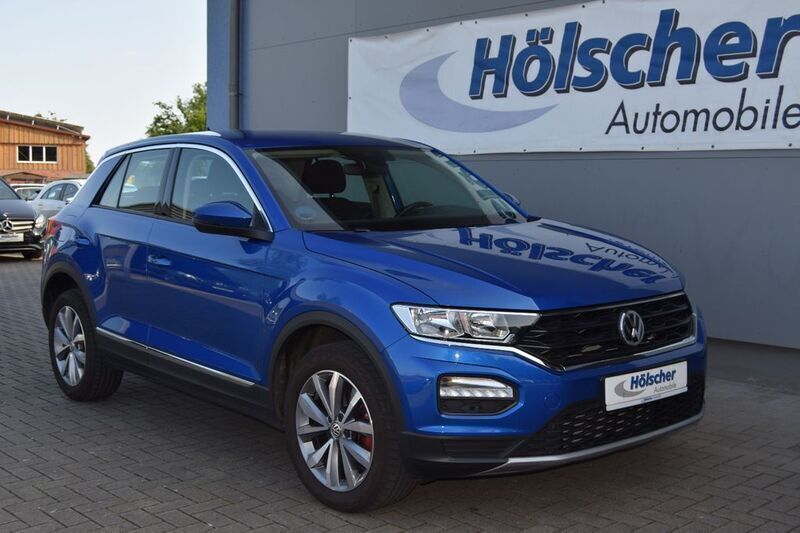 Blau Gebraucht 2019 VW T-Roc Style SUV | 21.999 € (Fairer Preis) - Bild 1/4