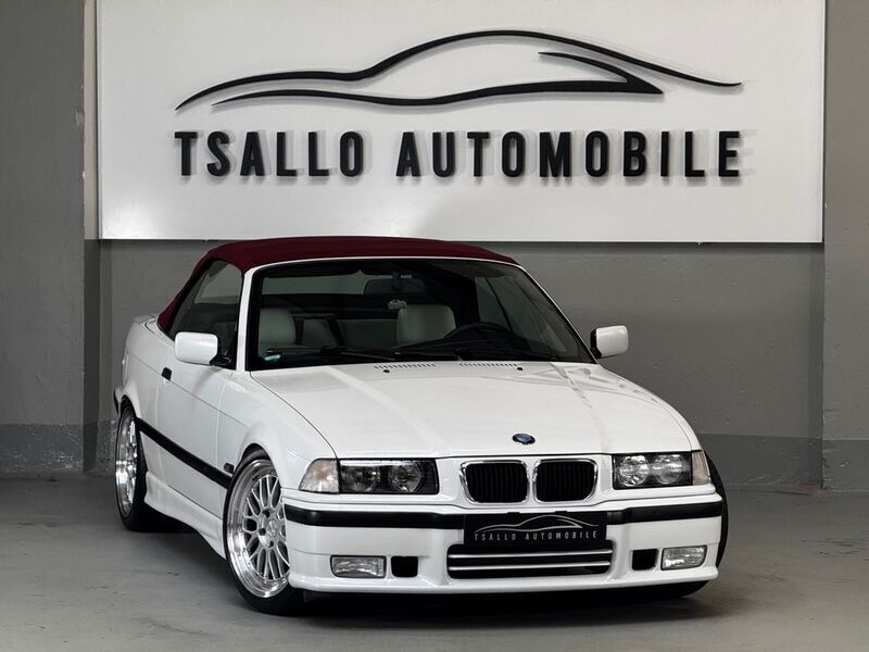 Perlmutt weiß Gebraucht 1996 BMW 328 Cabriolet M Sport Cabrio | 24.990 € - Bild 1/4