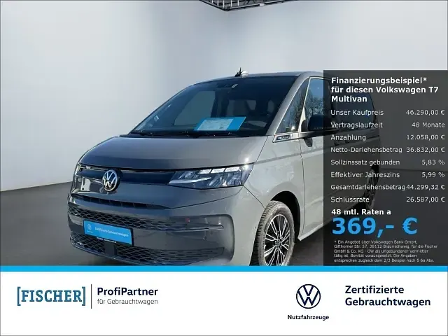 Gebraucht VW Multivan Basis 150 PS (110 kW) 2023 Van / Kleinbus
