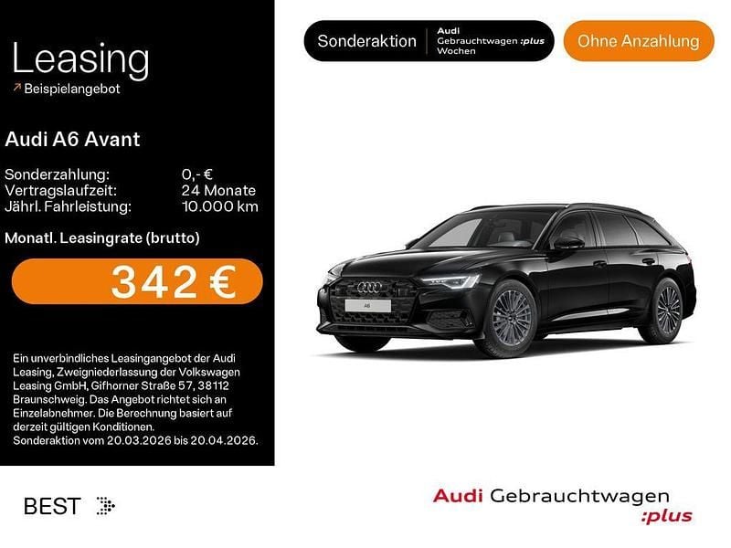 Gebraucht Audi A6 Advanced 245 PS (180 kW) 2025 Mythosschwarz metallic Kombi