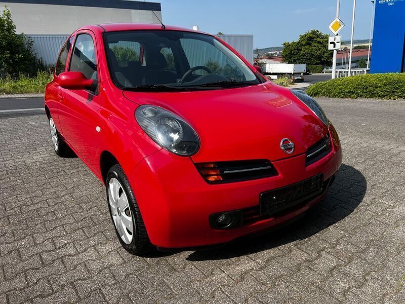 Rot Gebraucht 2004 Nissan Micra Acenta Kleinwagen | 2.500 € (Fairer Preis) - Bild 1/4