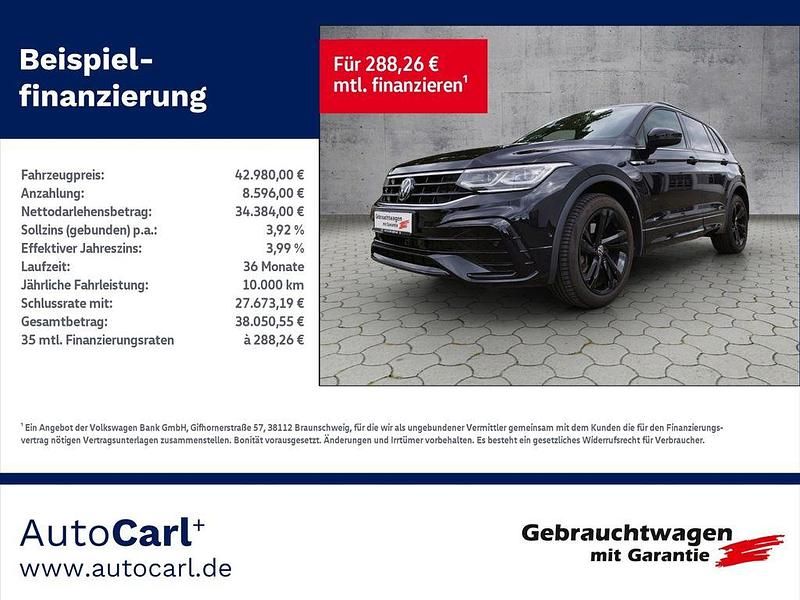 Deep black perleffekt Gebraucht 2023 VW Tiguan R-line SUV | 42.980 € (Etwas zu teuer) - Bild 1/4