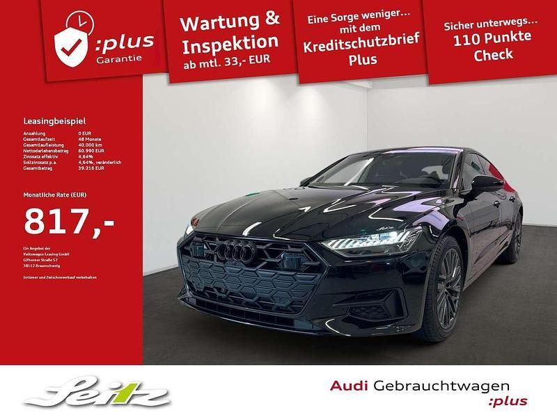 Brillantschwarz Gebraucht 2025 Audi A7 Sportback Sport Kleinwagen | 60.640 € (Superpreis) - Bild 1/3