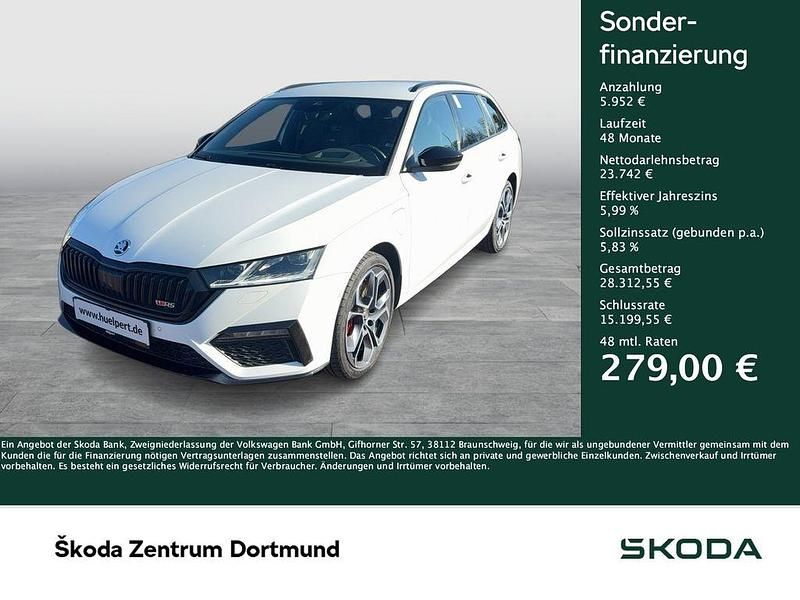 Gebraucht Skoda Octavia RS 245 PS (180 kW) 2022 Weiß Kombi