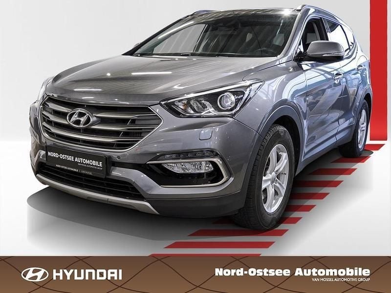 Silber Gebraucht 2017 Hyundai Santa Fe Premium SUV | 20.390 € (Guter Preis) - Bild 1/4