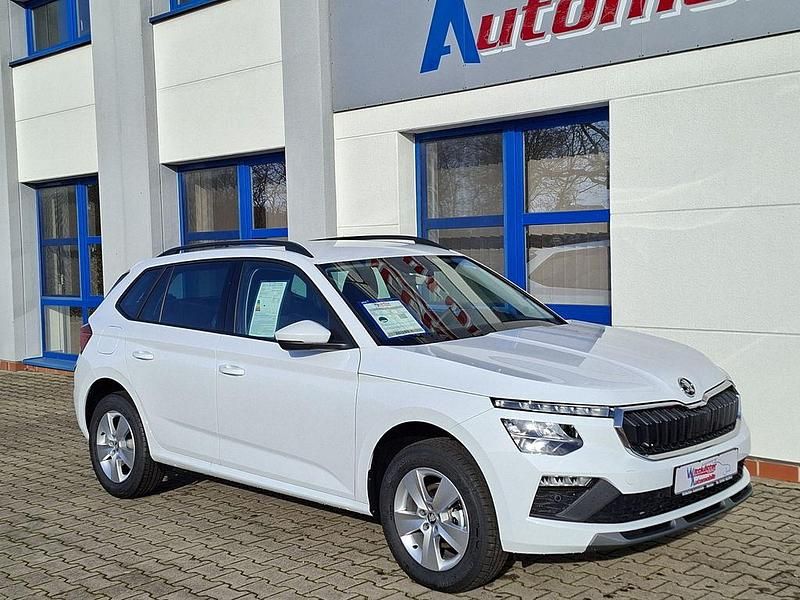Neu Skoda Kamiq 116 PS (85 kW) 2025 Moonweiss metallic SUV