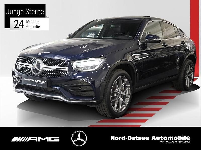 Blau Gebraucht 2021 Mercedes GLC300e AMG Coupé | 39.790 € (Guter Preis) - Bild 1/4