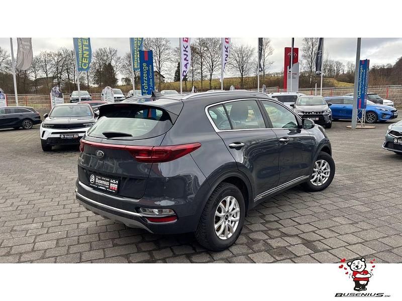 Gebraucht Kia Sportage Vision 177 PS (130 kW) 2021 H8g) pentametal met. (grau SUV