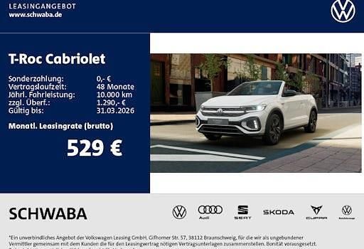 Neu VW T-Roc R-line 150 PS (110 kW) 2026 Weiß SUV