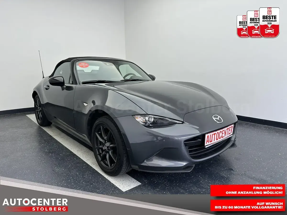 Gebraucht Mazda MX5 Exclusive-Line 131 PS (96 kW) 2016 Grau Cabrio