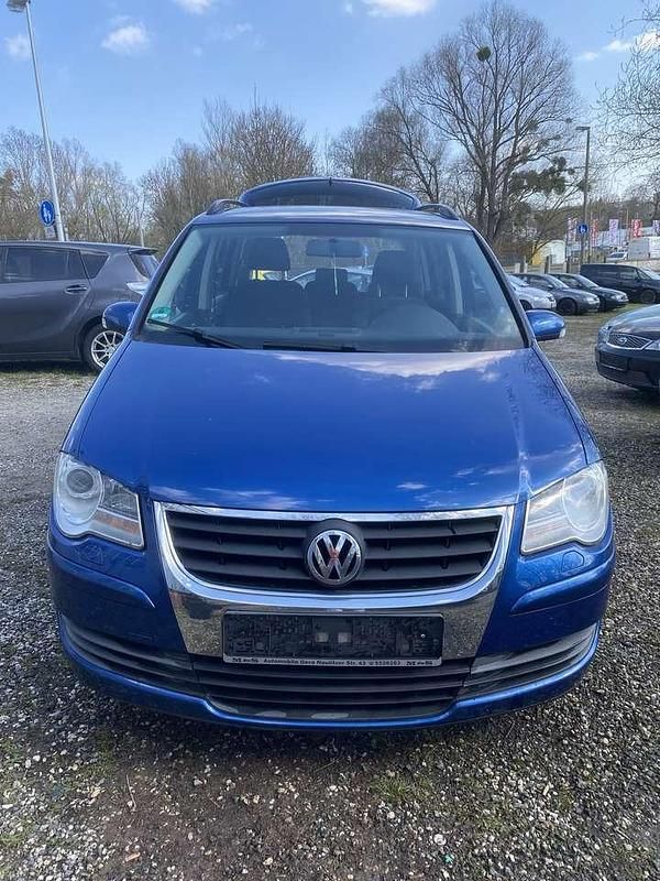 Gebraucht VW Touran Trendline 140 PS (102 kW) 2007 Blau Van / Kleinbus