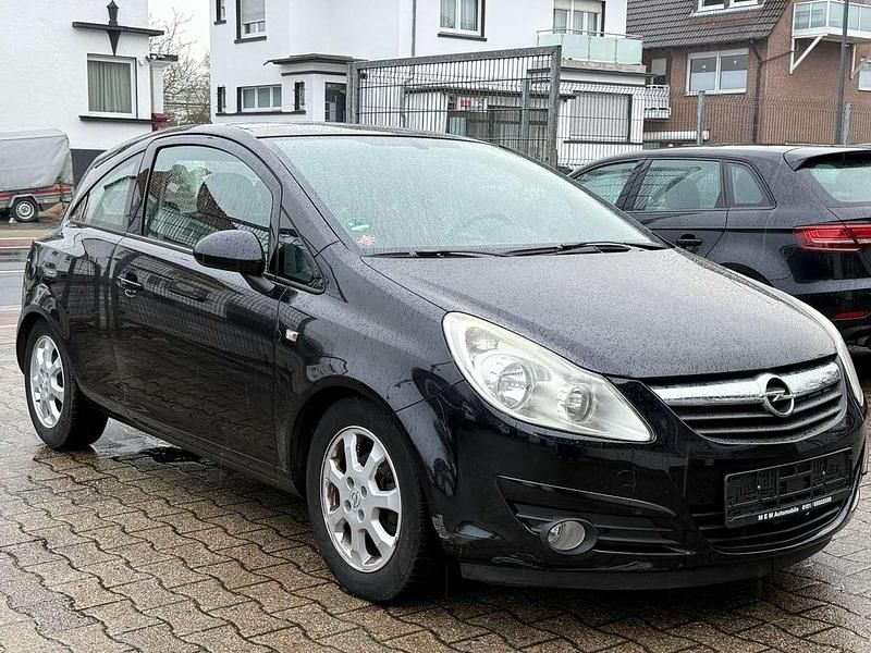Gebraucht Opel Corsa Edition 90 PS (66 kW) 2008 Schwarz Kleinwagen