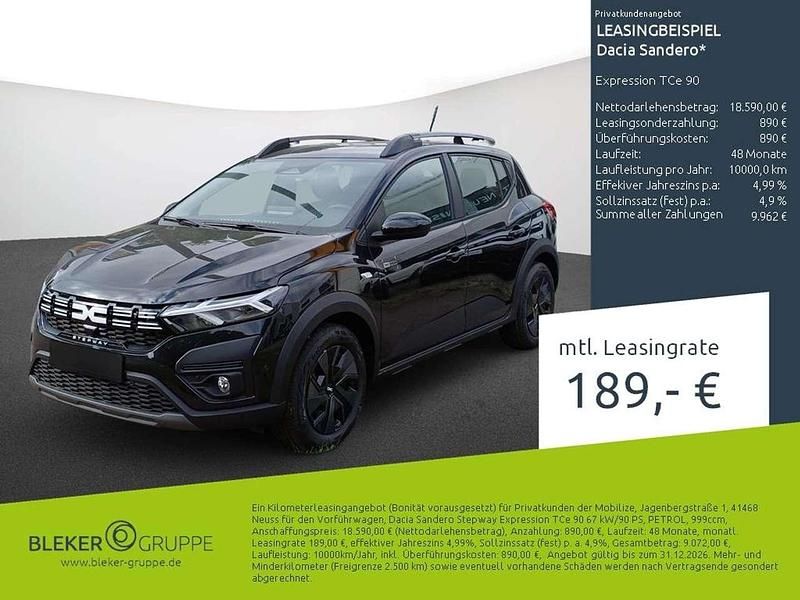 Perlmuttschwarz Gebraucht 2025 Dacia Sandero Expression Kleinwagen | 18.320 € (Fairer Preis) - Bild 1/3