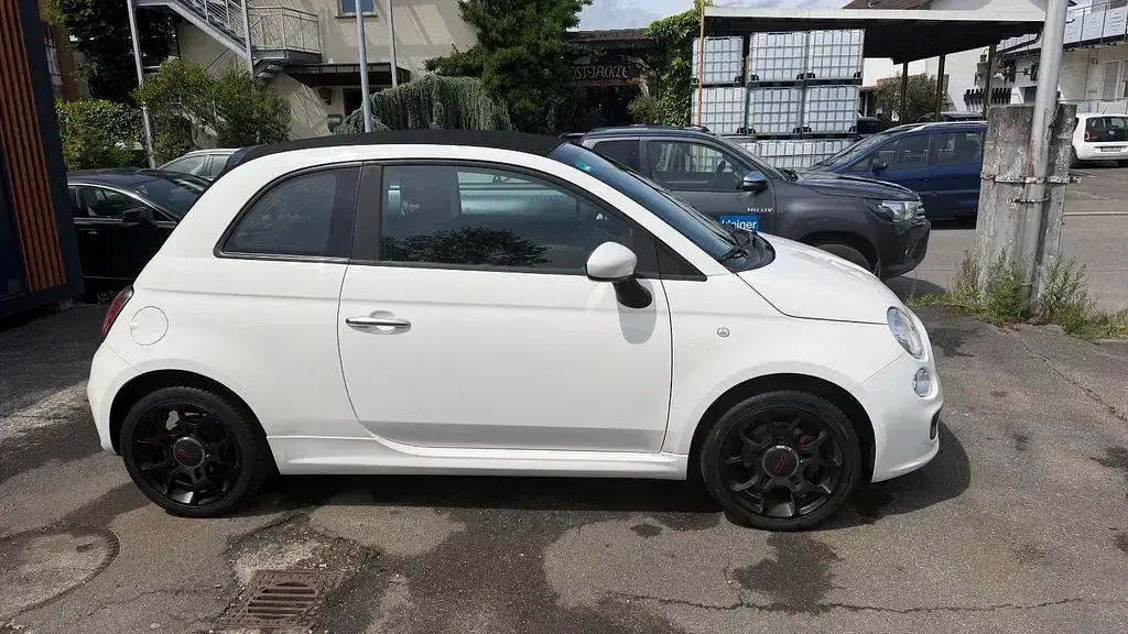 Usata Fiat 500S S 105 CV (77 kW) 2014 Bianco Cabrio