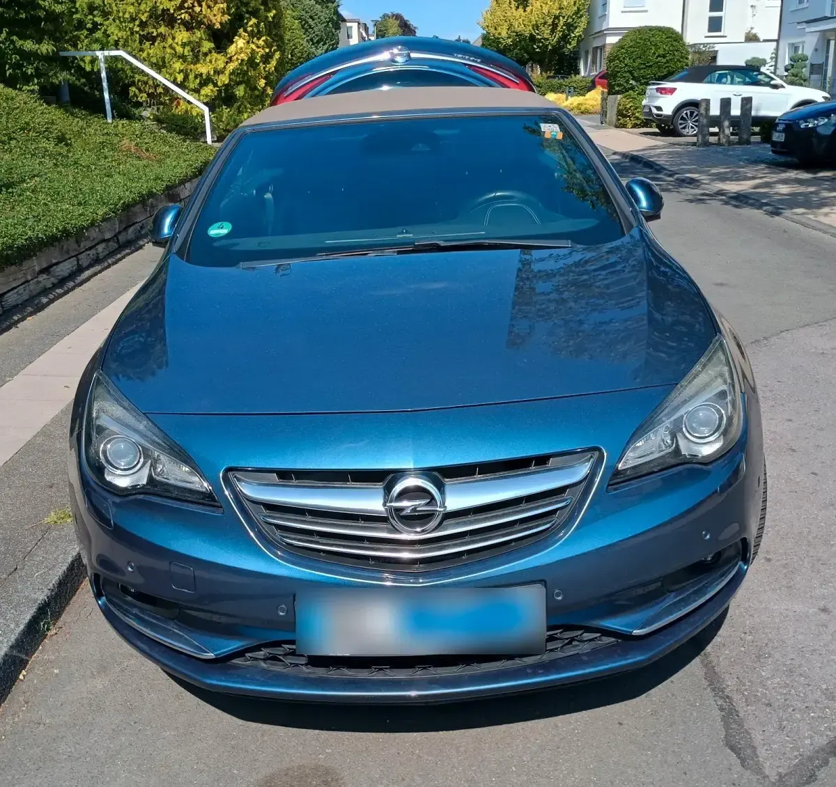 Gebraucht Opel Cascada Innovation 170 PS (125 kW) 2014 Blau Cabrio