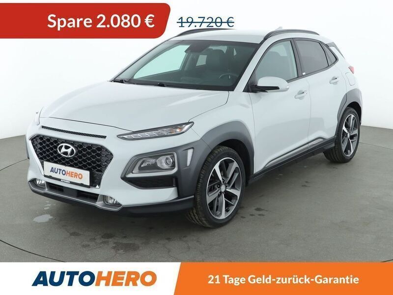 Weiß Gebraucht 2020 Hyundai Kona Premium SUV | 17.640 € (Guter Preis) - Bild 1/3