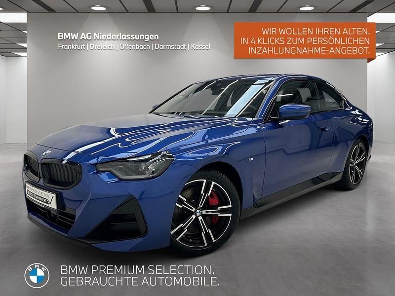 Blau Gebraucht 2024 BMW 218 Shadowline Coupé | 35.980 € (Fairer Preis) - Bild 1/3
