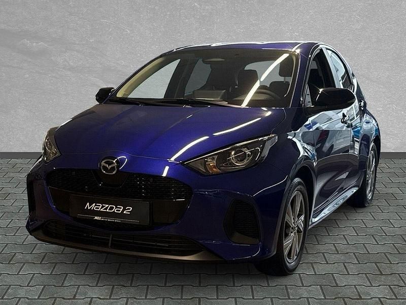Neu Mazda 2 Exclusive-Line 116 PS (85 kW) 2025 Glass blue Limousine