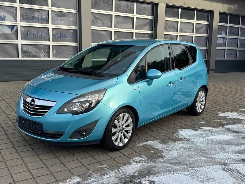 Gebraucht Opel Meriva 101 PS (74 kW) 2012 Blau Van / Kleinbus