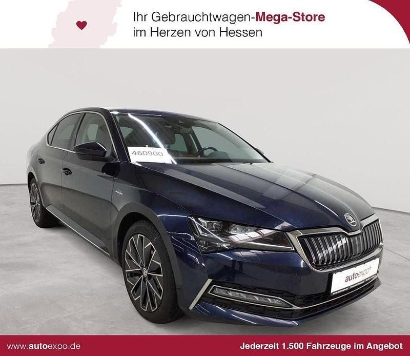 Plumblau metallic Gebraucht 2021 Skoda Superb LAURIN & KLEMENT Limousine | 16.990 € (Fairer Preis) - Bild 1/4