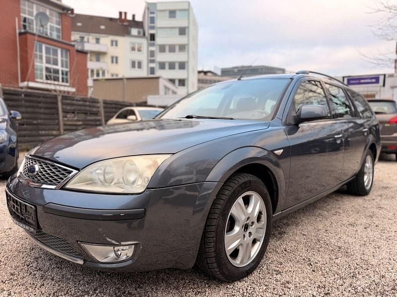 Blau Gebraucht 2005 Ford Mondeo Ghia Kombi | 1.000 € (Superpreis) - Bild 1/4