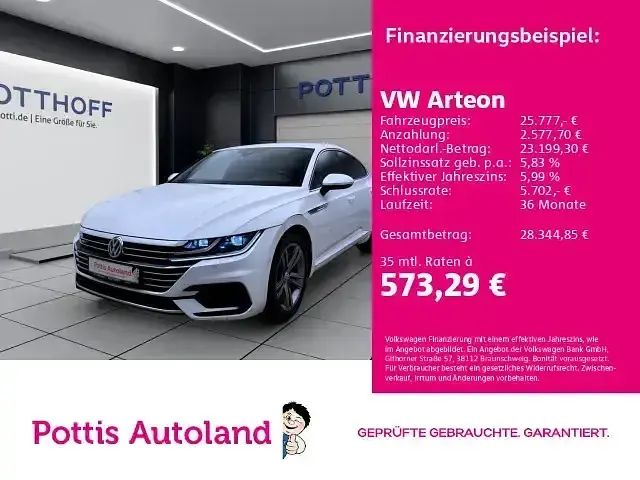 Gebraucht VW Arteon R-line 190 PS (139 kW) 2019 Kleinwagen