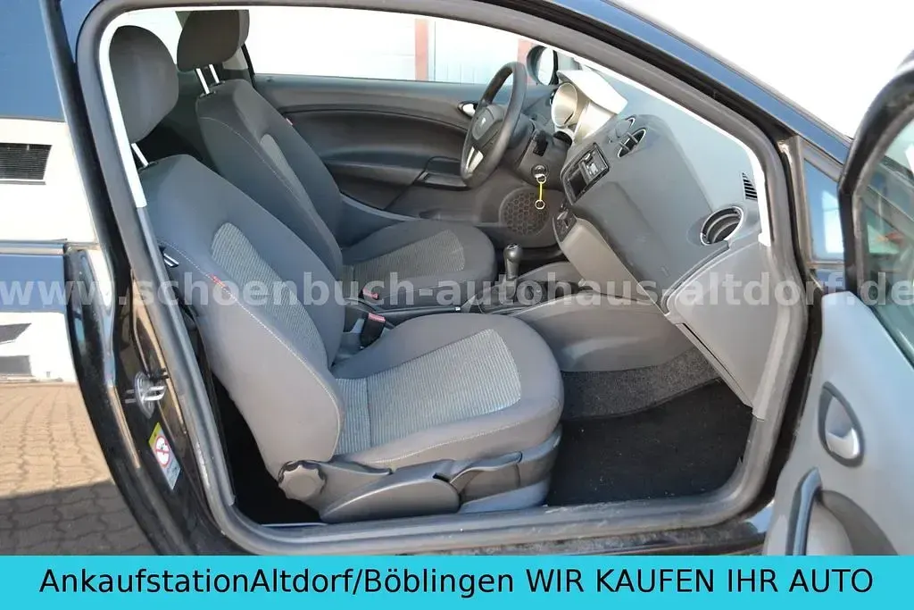 Gebraucht Seat Ibiza SC Style 86 PS (63 kW) 2010 Schwarz metallic Kleinwagen