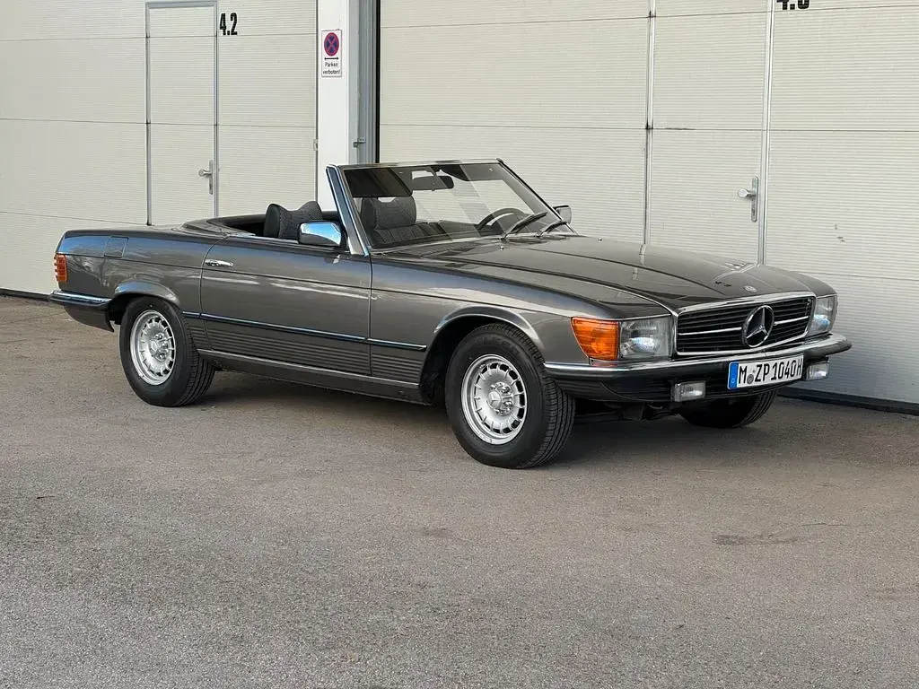 Gebraucht Mercedes SL350 194 PS (142 kW) 1977 Grau Cabrio