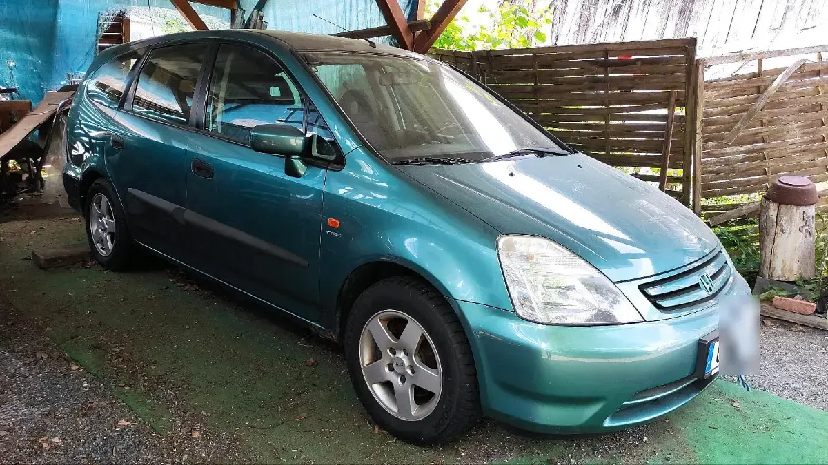 Gebraucht Honda Stream 125 PS (91 kW) 2001 Grün Van / Kleinbus