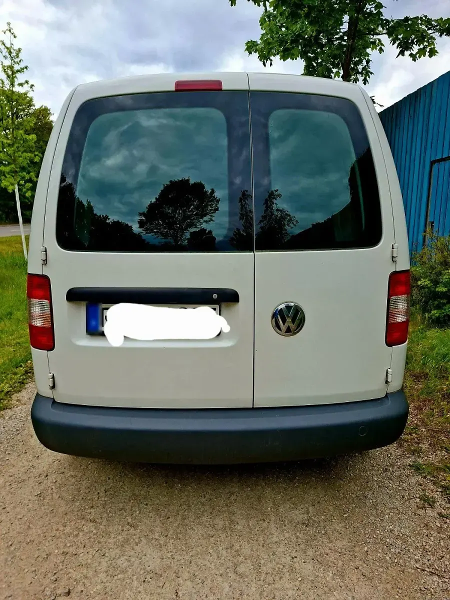 Gebraucht VW Caddy 85 PS (62 kW) 2009 Weiß Van / Kleinbus