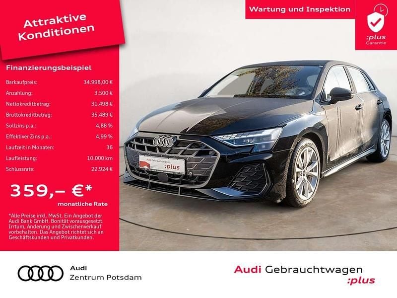 Gebraucht Audi A3 S-Line 150 PS (110 kW) 2025 Mythosschwarz Limousine