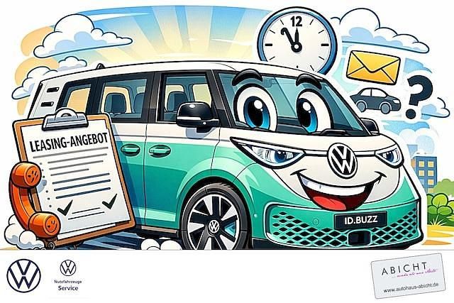 Gebraucht VW ID. Buzz Pro 210 kW (286 PS) 2025 Grün (candyweißbay leaf green (grün)) Van / Kleinbus
