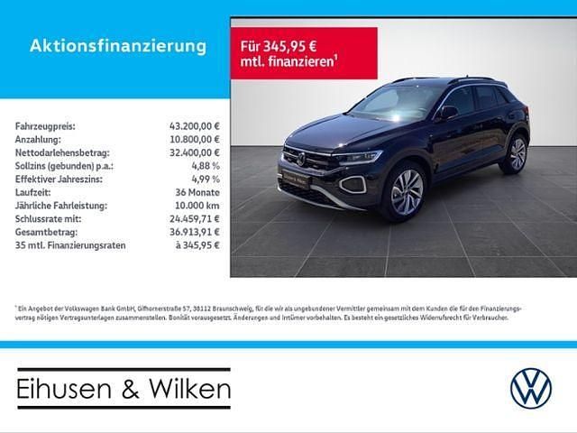 Schwarz Gebraucht 2025 VW T-Roc Goal SUV | 43.200 € - Bild 1/4