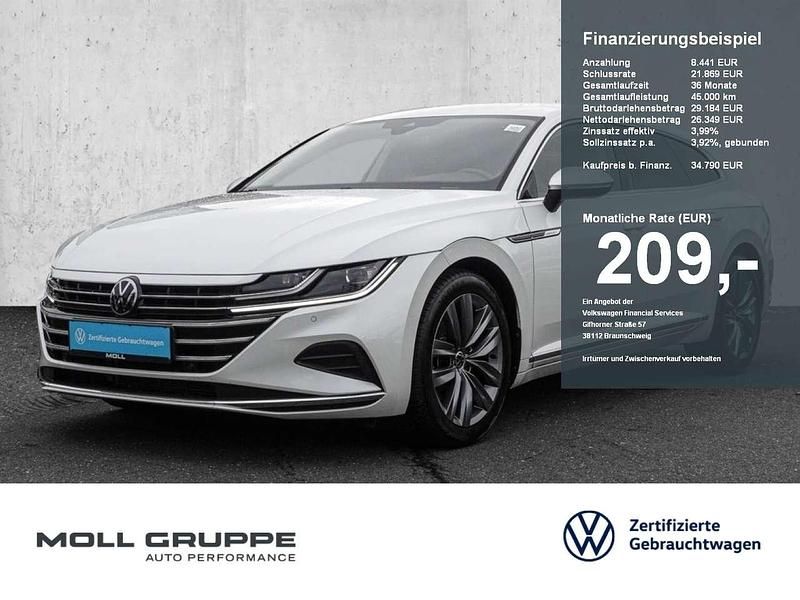 Oryxweiß perlmutteffekt (metallic) Gebraucht 2025 VW Arteon Elegance Kombi | 34.790 € (Guter Preis) - Bild 1/4