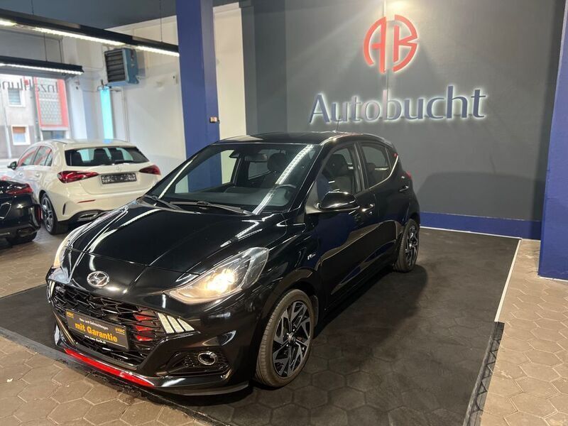 Schwarz Gebraucht 2021 Hyundai i10 N Line Kleinwagen | 11.999 € (Guter Preis) - Bild 1/4