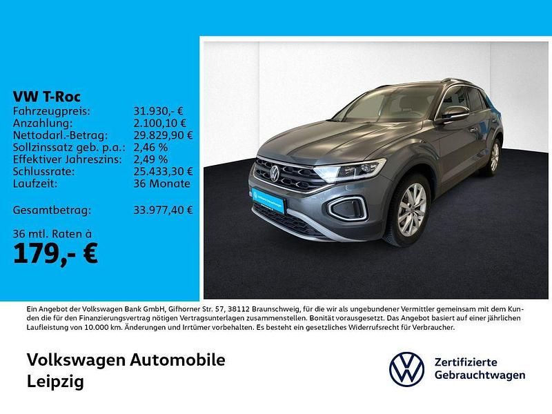 Grau Gebraucht 2025 VW T-Roc Goal SUV | 31.930 € (Guter Preis) - Bild 1/3