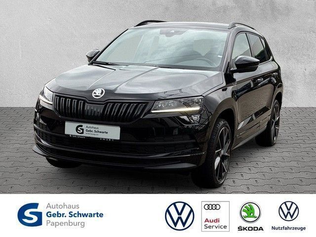 Schwarz Gebraucht 2021 Skoda Karoq SportLine SUV | 23.450 € (Fairer Preis) - Bild 1/4